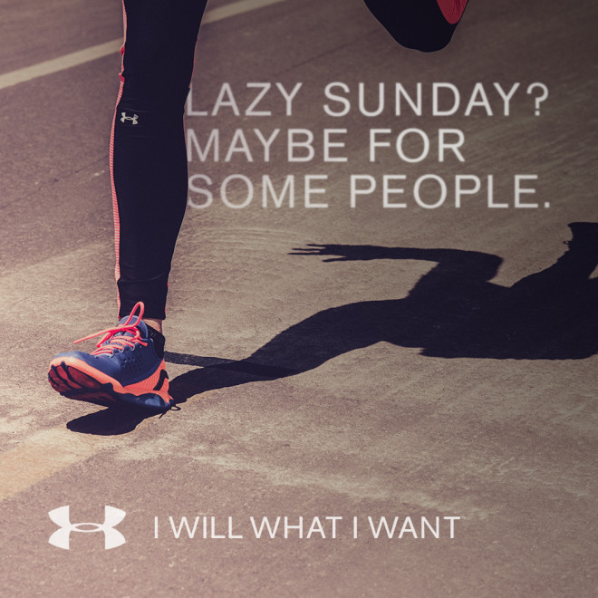 Under Armour I will what i want